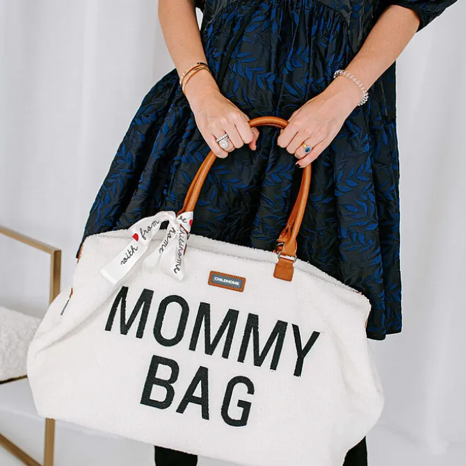 Childhome Mommy Bag Large Teddy - Off White