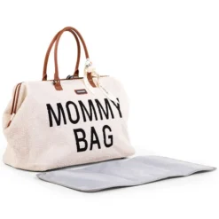 Childhome Mommy Bag Large Teddy - Off White