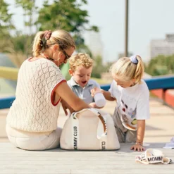 Childhome Mommy Club Teddy Signature - Off White