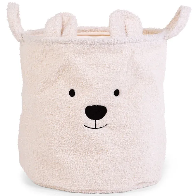 Childhome Panier Grand - Teddy Ecru