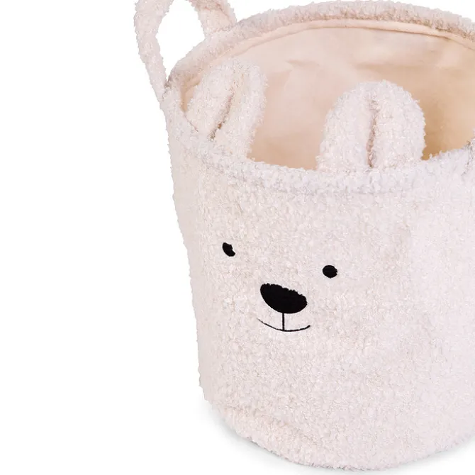 Childhome Panier Grand - Teddy Ecru