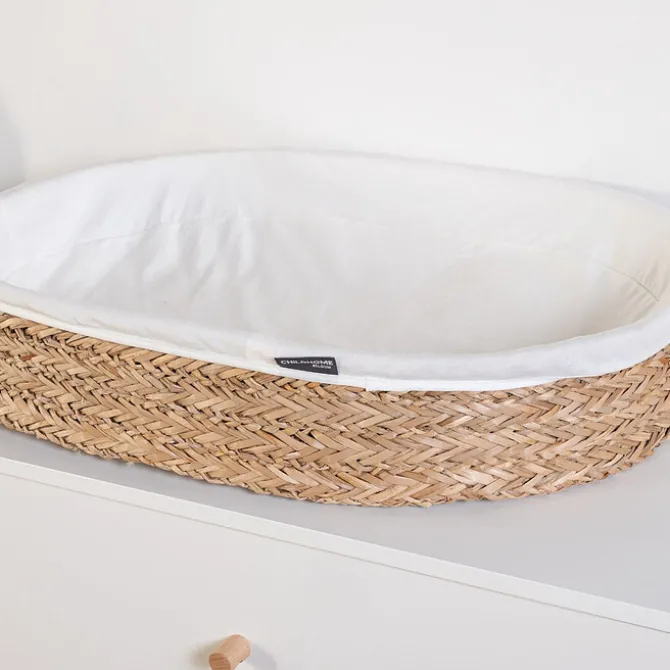 Childhome Panier à Langer et Matelas - Naturel