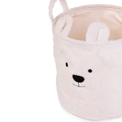 Childhome Panier Moyen - Teddy Ecru