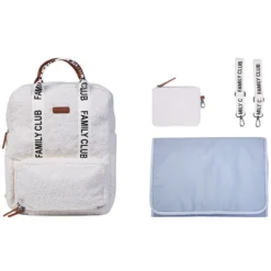 Childhome Sac à Dos à Langer Family Club Signature Teddy - Off White