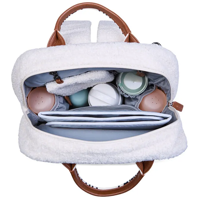Childhome Sac à Dos à Langer Family Club Signature Teddy - Off White
