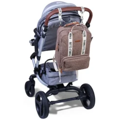 Childhome Sac à Dos à Langer Family Club Signature Teddy - Soft Brown