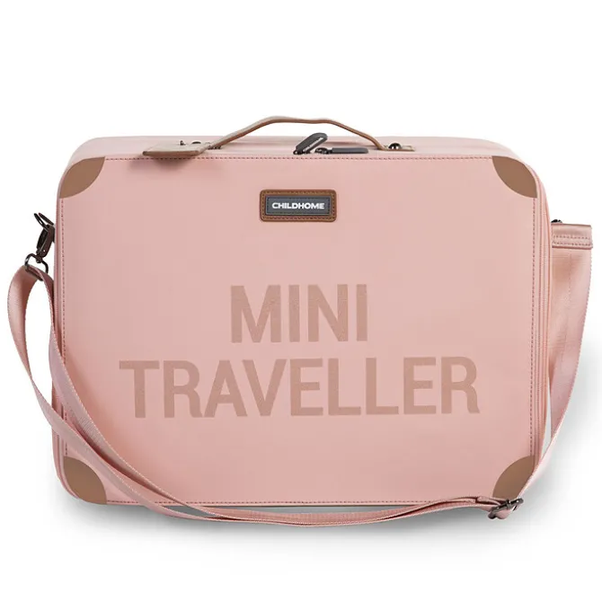 Childhome Valise Mini Traveller - Rose et Cuivre
