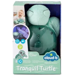 Cloud b Peluche Veilleuse Rechargeable Tranquil Turtle Green
