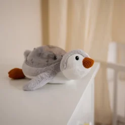 Cloud b Peluche Veilleuse Rechargeable Tranquil Penguin - Grey