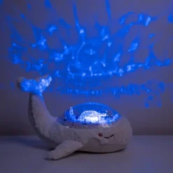 Cloud b Peluche Veilleuse Rechargeable Tranquil Whale White