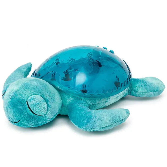 Cloud b Peluche Veilleuse Rechargeable Tranquil Turtle Aqua