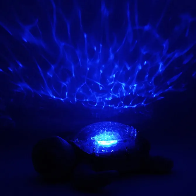 Cloud b Peluche Veilleuse Rechargeable Tranquil Turtle Aqua