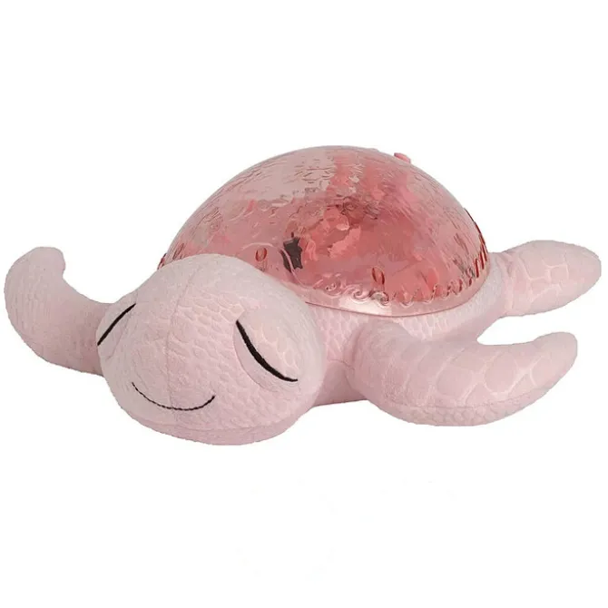 Cloud b Peluche Veilleuse Rechargeable Tranquil Turtle Pink