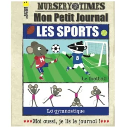 Crinkly Mon Journal en Tissu - Les Sports
