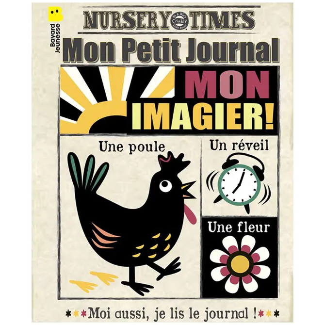 Crinkly Mon Journal en Tissu - Mon Imagier