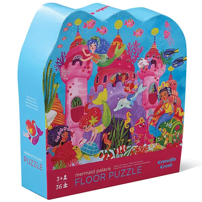 Crocodile Creek Maxi Puzzle 36 Pièces - Le Palais des Sirènes
