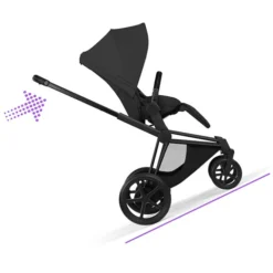 Cybex Châssis e-Priam Style 2026 - Matt Black