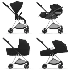 Cybex Châssis et Structure de Siège Mios 3 - Chrome Black
