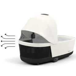 Cybex Nacelle de Luxe Priam 4 et e-Priam 2 - Off White