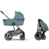 Cybex Pack Poussette Balios S Lux 2026 + Nacelle Pliable - Stormy Blue