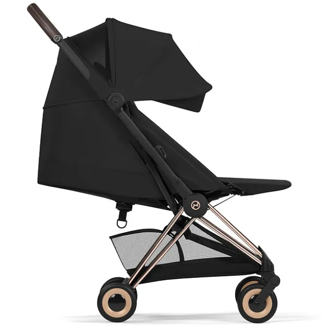 Cybex Pack Poussette Coyä Confort 2026 Rosegold + Nacelle Pliable- Sepia Black
