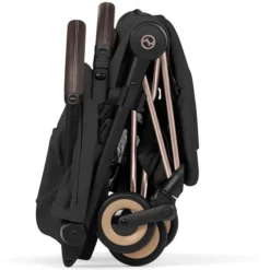 Cybex Pack Poussette Coyä Confort 2026 Rosegold + Nacelle Pliable- Sepia Black