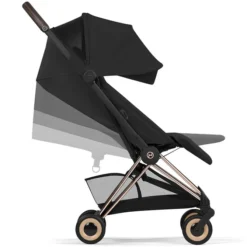 Cybex Pack Poussette Coyä Confort 2026 Rosegold + Nacelle Pliable- Sepia Black