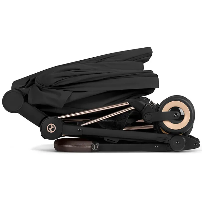 Cybex Pack Poussette Coyä Confort 2026 Rosegold + Nacelle Pliable- Sepia Black