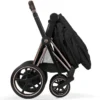 Cybex Pack Poussette e-Priam Confort Rosegold + Nacelle pliable - Sepia Black