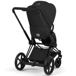 Cybex Pack Poussette e-Priam Confort Matt Black + Nacelle Pliable - Sepia Black