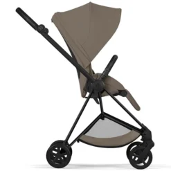 Cybex Pack Poussette Mios Confort 2026 Matt Black + Nacelle Pliable - Coconut Brown