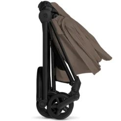 Cybex Pack Poussette Mios Confort 2026 Matt Black + Nacelle Pliable - Coconut Brown