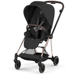 Cybex Pack Poussette Mios Confort 2026 Rosegold + Nacelle pliable- Sepia Black