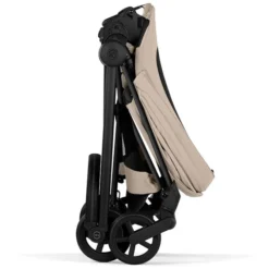 Cybex Pack Poussette Mios Confort 2026 Matt Black + Nacelle Pliable - Cozy Beige