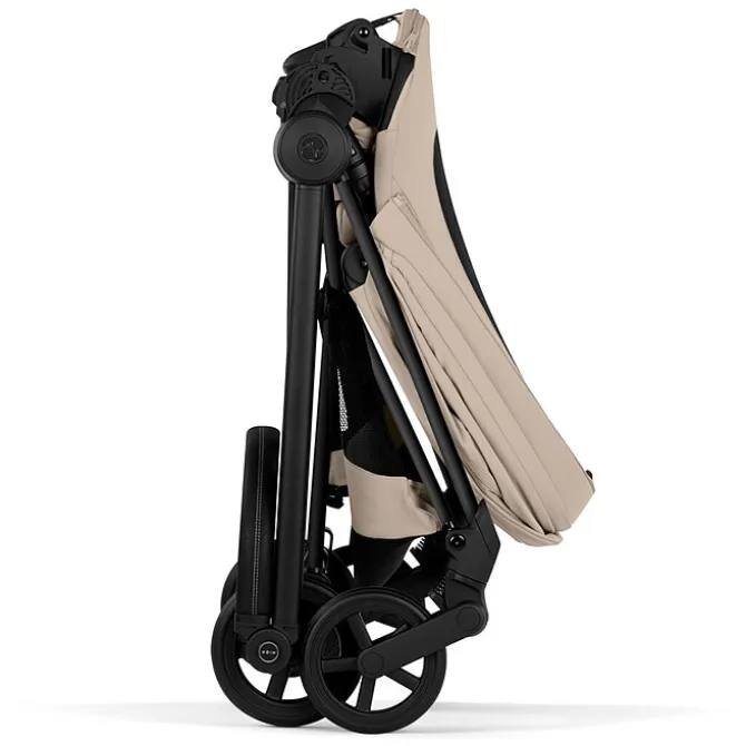Cybex Pack Poussette Mios Confort 2026 Matt Black + Nacelle Pliable - Cozy Beige