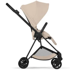 Cybex Pack Poussette Mios Confort 2026 Matt Black + Nacelle Pliable - Cozy Beige