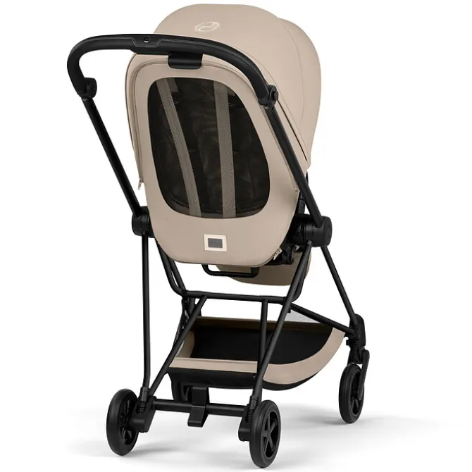 Cybex Pack Poussette Mios Confort 2026 Matt Black + Nacelle Pliable - Cozy Beige