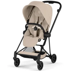 Cybex Pack Poussette Mios Confort 2026 Matt Black + Nacelle Pliable - Cozy Beige