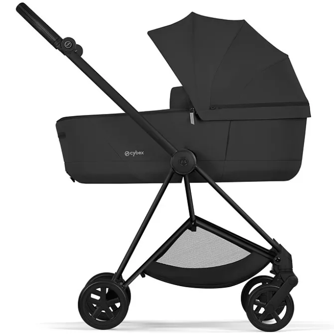 Cybex Pack Poussette Mios Confort 2026 Matt Black + Nacelle Pliable - Sepia Black