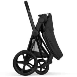 Cybex Pack Poussette Priam Confort Matt Black + Nacelle Pliable - Sepia Black