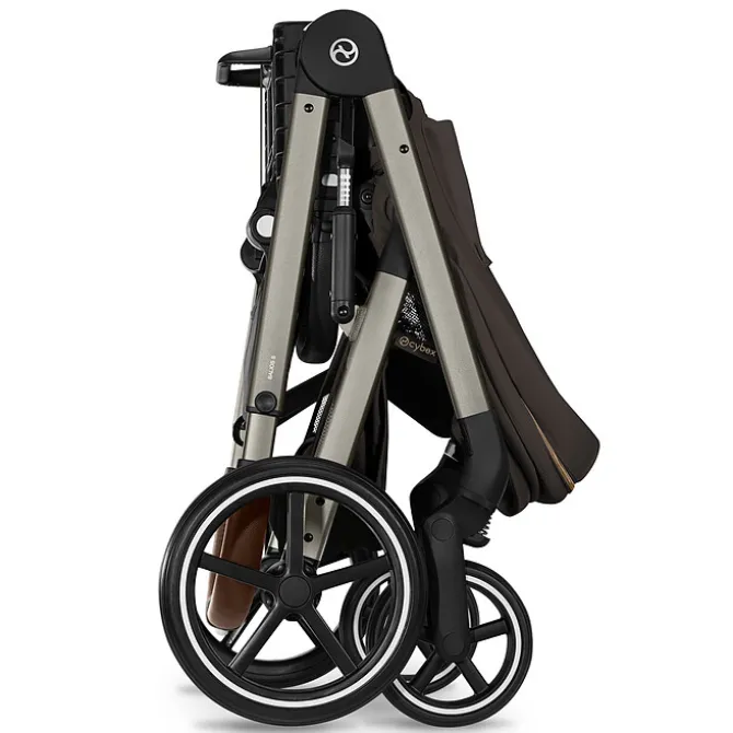 Cybex Poussette Citadine Balios S Lux Cadre Taupe - Chocolate Brown