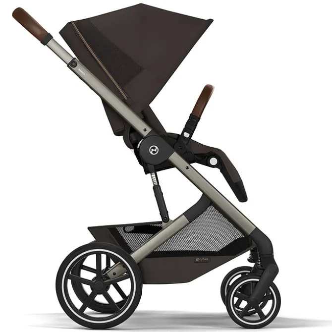 Cybex Poussette Citadine Balios S Lux Cadre Taupe - Chocolate Brown