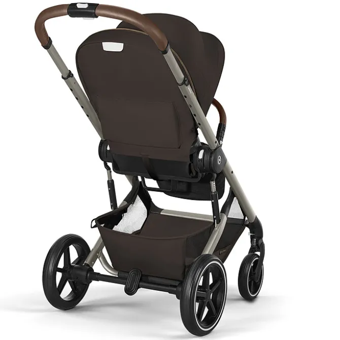 Cybex Poussette Citadine Balios S Lux Cadre Taupe - Chocolate Brown
