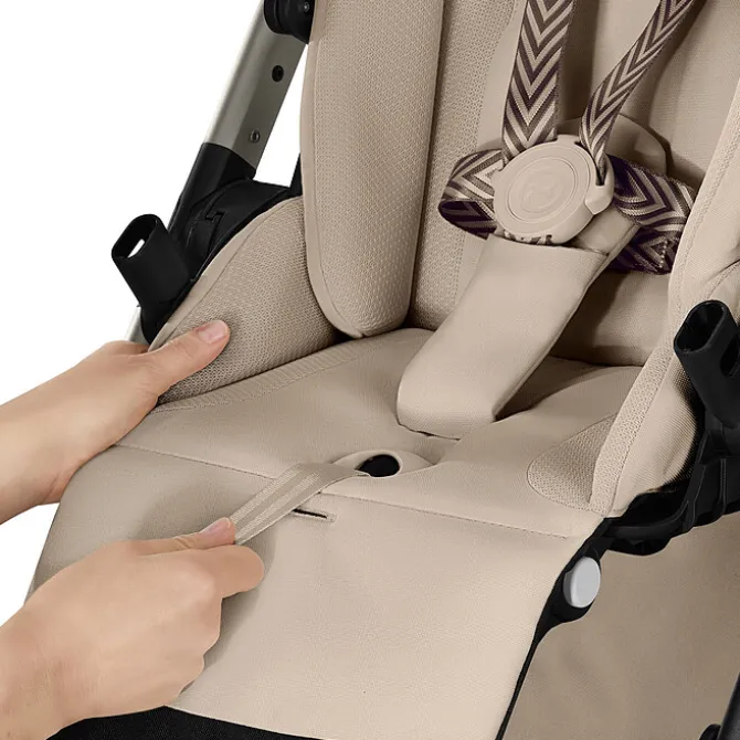 Cybex Poussette Citadine Balios S Lux Cadre Taupe - Chocolate Brown