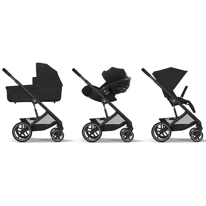 Cybex Poussette Citadine Balios S Lux Cadre Noir - Moon Black