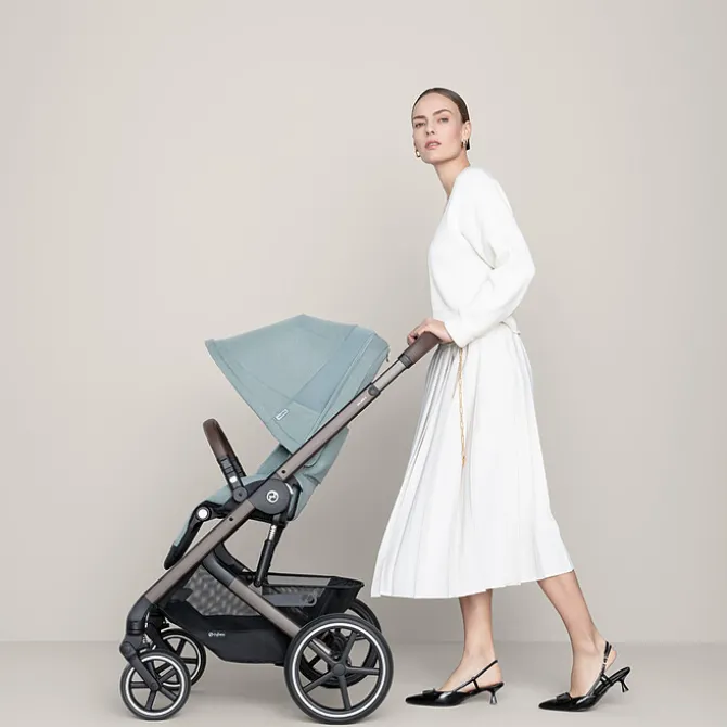 Cybex Poussette Citadine Balios S Lux Cadre Noir - Moon Black