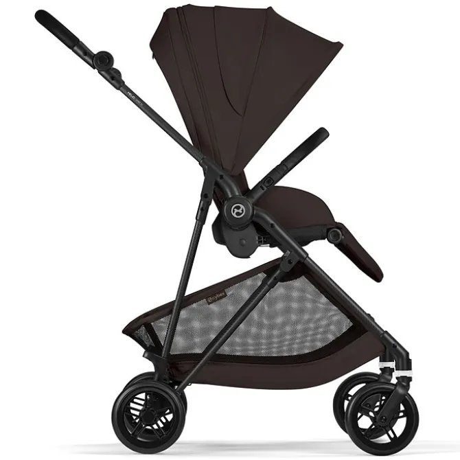 Cybex Poussette Citadine Melio 2026 Châssis Carbon - Chocolate Brown