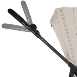 Cybex Poussette Citadine Melio 2026 Châssis Carbon - Dune Grey