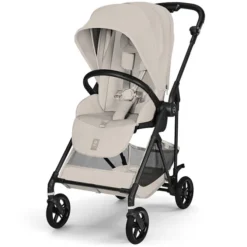 Cybex Poussette Citadine Melio 2026 Châssis Carbon - Dune Grey