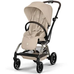 Cybex Poussette Compacte Eezy S Twist+2 2026 Châssis Taupe - Almond Beige